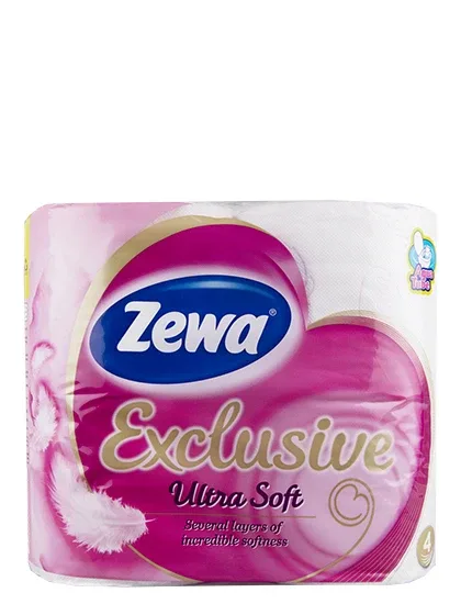 Zewa Exlusive Ultra Soft tualetes papīrs, 4 GB