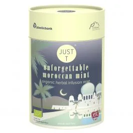TĒJA ZĀĻU UNFORGETTABLE MAROCCAN MINT BIO 80G LOOSE LEAF TEA