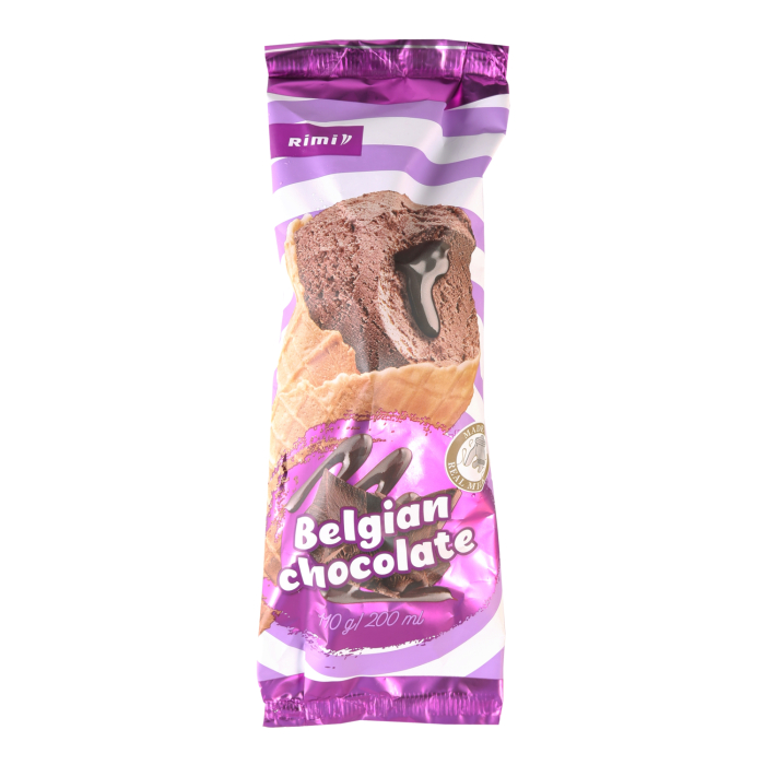 SALDĒJUMS RIMI ŠOKOLĀDES KONUSS AR ŠOKOLĀDES PILDĪJUMU 200ML/110G