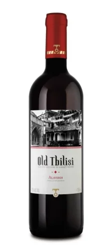 Красное вино Old Tbilisi Alaverdi Red, полусладкое, 12,5%, 0,75 л