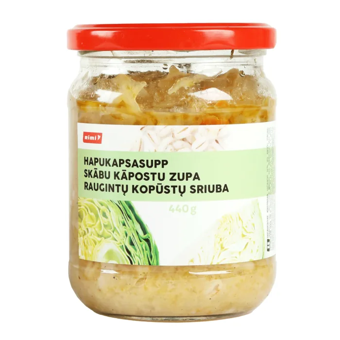 SKĀBU KĀPOSTU ZUPA RIMI 440G