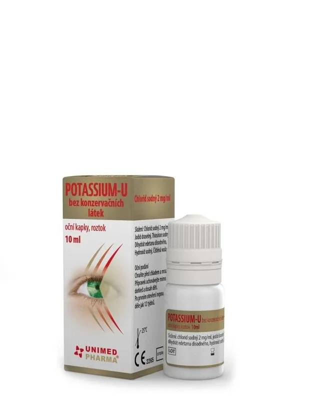 Potassium-U preservative free acu pilieni, 10 ml