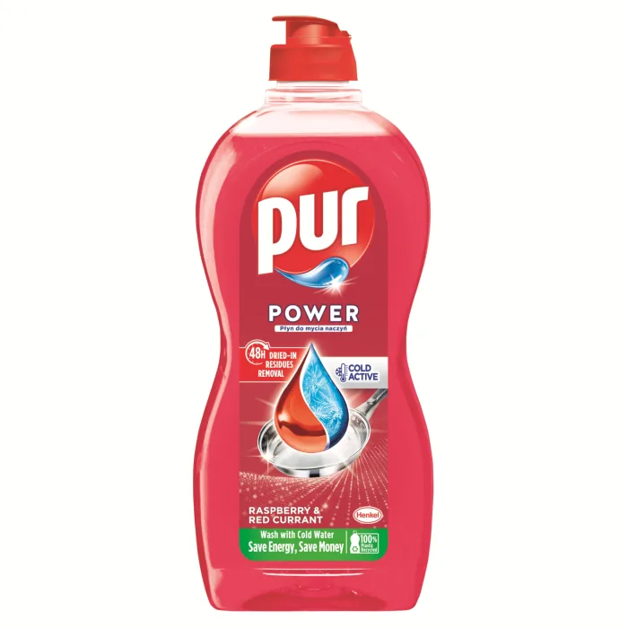 TRAUKU MAZGĀŠANAS LĪDZEKLIS PUR POWER RASPBERRY 450ML