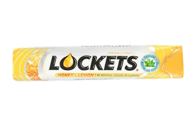 PASTILAS LOCKETS HONEY AND LEMON 41G