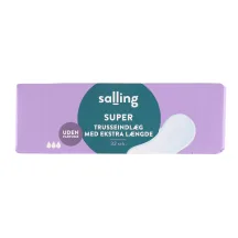 HIGIĒNISKIE IELIKTNĪŠI SALLING SUPER, BEZ SMARŽVIELĀM 32 GAB