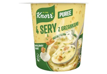 ĀTRI PAGATAVOJAMS KARTUPEĻU BIEZENIS KNORR 4 SIERU 50G