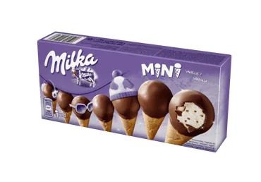 VANIĻAS SALDĒJUMS MILKA MINI KONUSS 141G