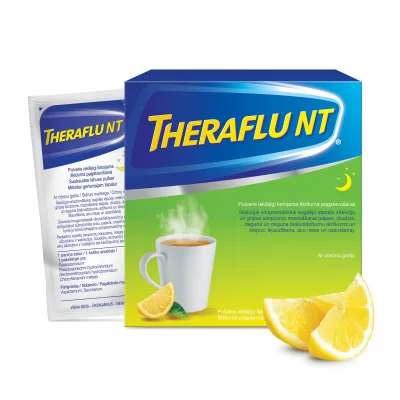 Theraflu NT Pirms gulētiešanas pulveris N10