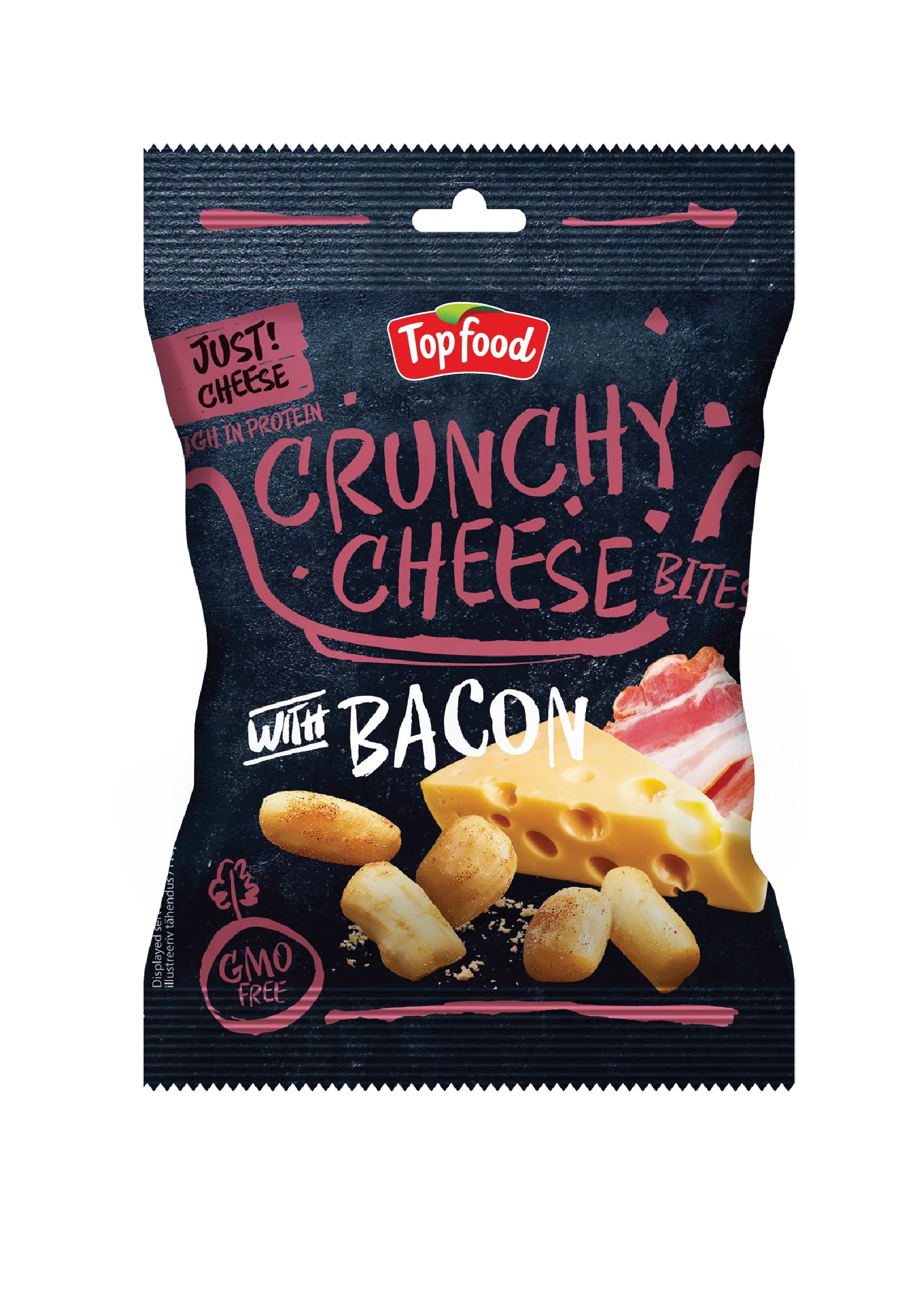 KRAUKŠĶĪGS SIERS TOP FOOD, BEKONS, 25 G