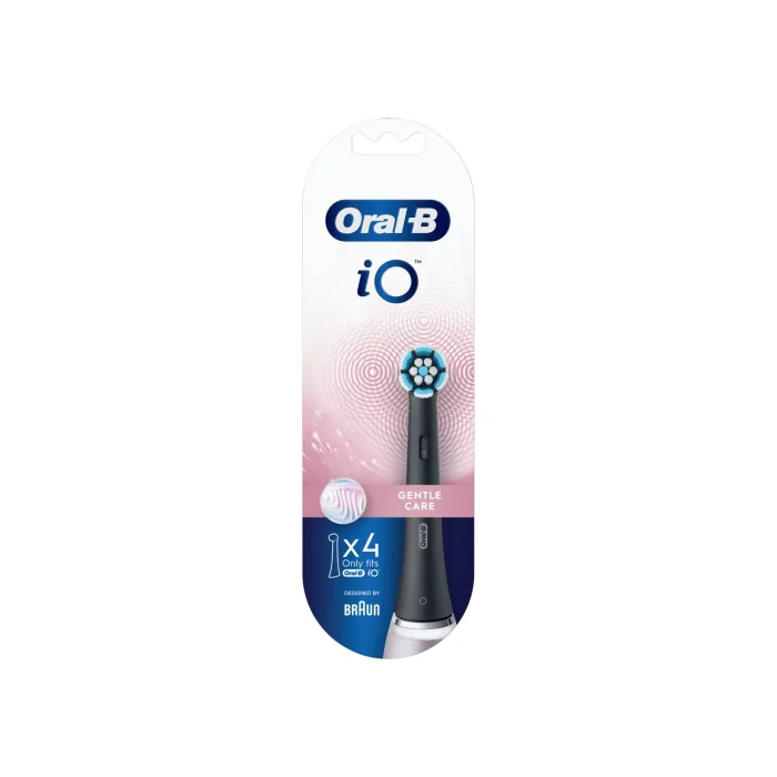MAIŅAS UZGALIS ORAL-B IOS GENTLE CARE BLACK 4 GAB.