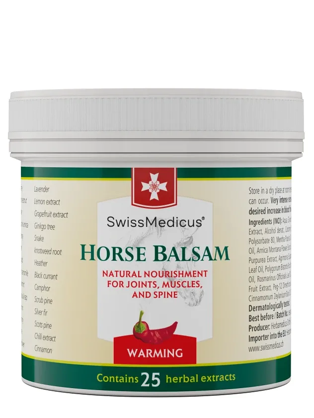 Herbamedicus Horse Balsam Warming sildošs zirgu balzams, 125 ml