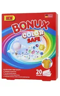 BONUX COLOR SAFE SALVETES PRET VEĻAS SAKRĀSOŠANOS KRĀSAINAI VEĻAI, 20GAB.