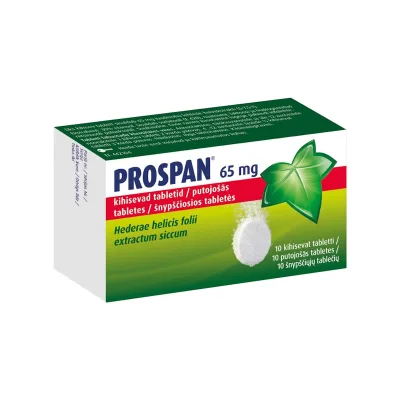 Prospan 65 mg putojošās tabletes N10