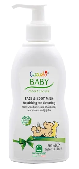 Natura House Cucciolo Baby mitrinošs ķermeņa pieniņš, 300 ml