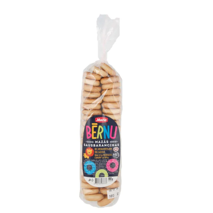 MAZĀS SAUSBARANCIŅAS BĒRNU VĪRTENES 180G