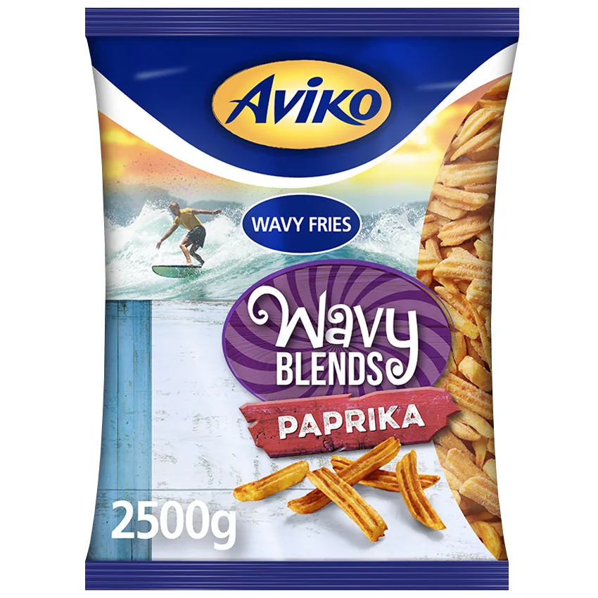 SALDĒTI FRĪ KARTUPEĻI WAVYBLENDS PAPRIKA AVIKO, 2,5KG