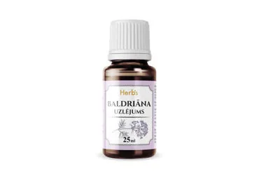 UZTURA BAGĀTINĀTĀJS HERBS BALDRIĀNA UZLĒJUMS 25ML