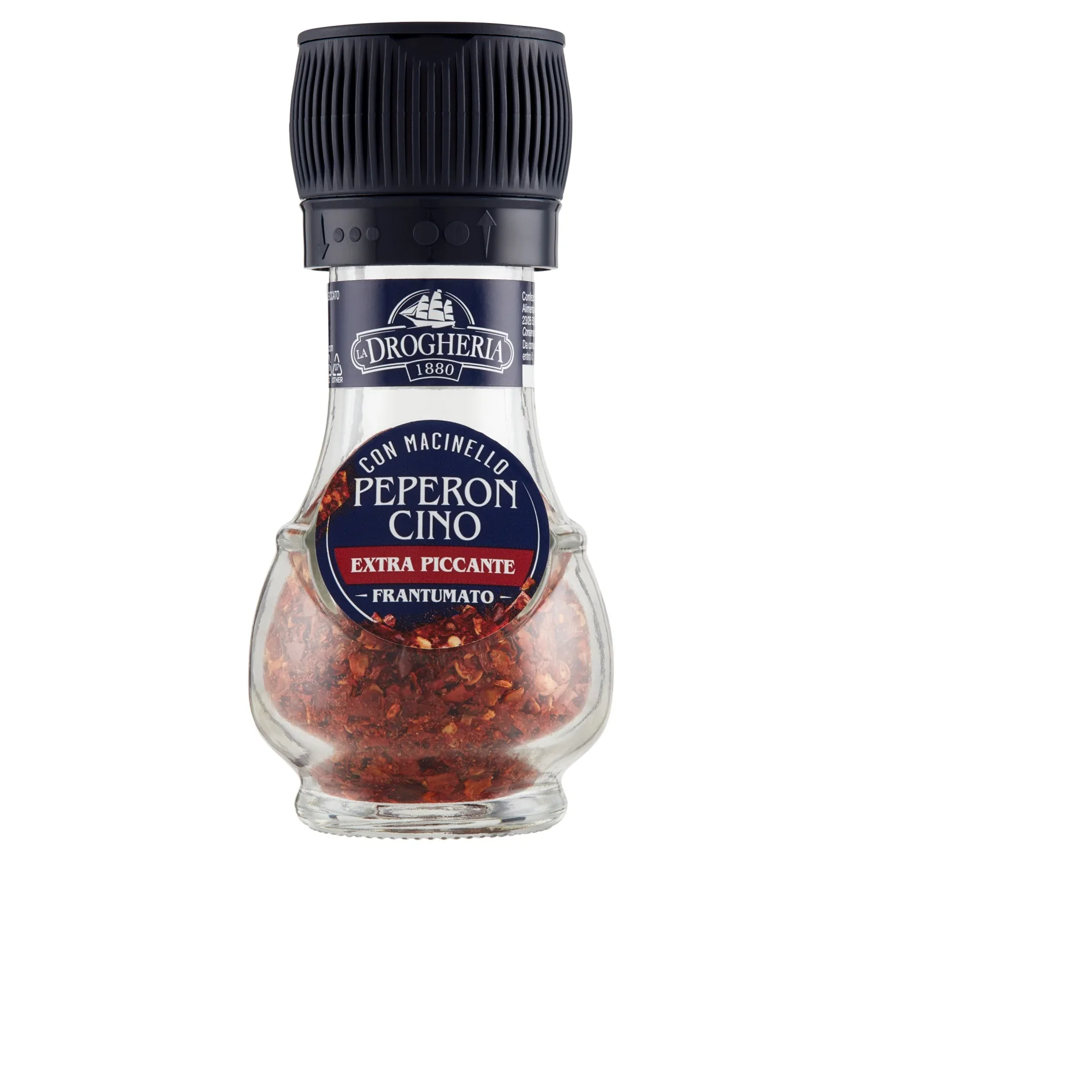 ČILI PIPARI LA DROGHERIA, SASMALCINĀTI, KALTĒTI, 25G