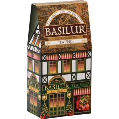 TĒJA BERAMĀS ZAĻĀ BASILUR TEA SHOP 100G (KARTONS)