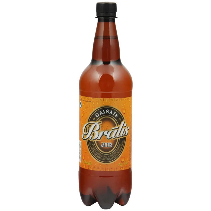 Alus Brālis gaišais 5,3% 1,0 l