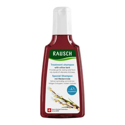 Rausch Willow Bark Treatment šampūns taukainai galvas ādai 200 ml