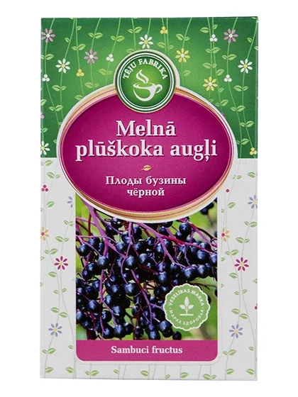 Tēju Fabrika tēja melnā plūškoka ogas, 100 g