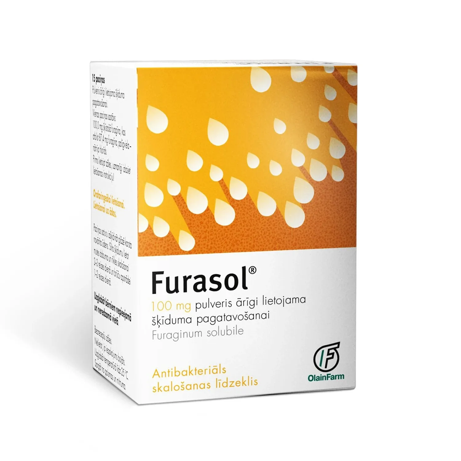 Furasols pulveris, 5 paciņas