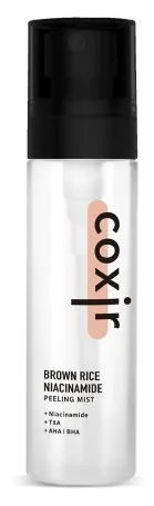 Coxir Brown Rice Niacinamide peeling mist izsmidzināms līdzeklis, 80 ml