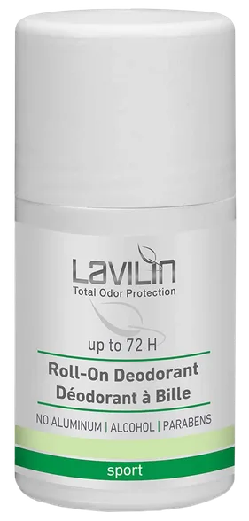 Дезодорант Lavilin Total Odor Protection Sport 72h, 80 мл