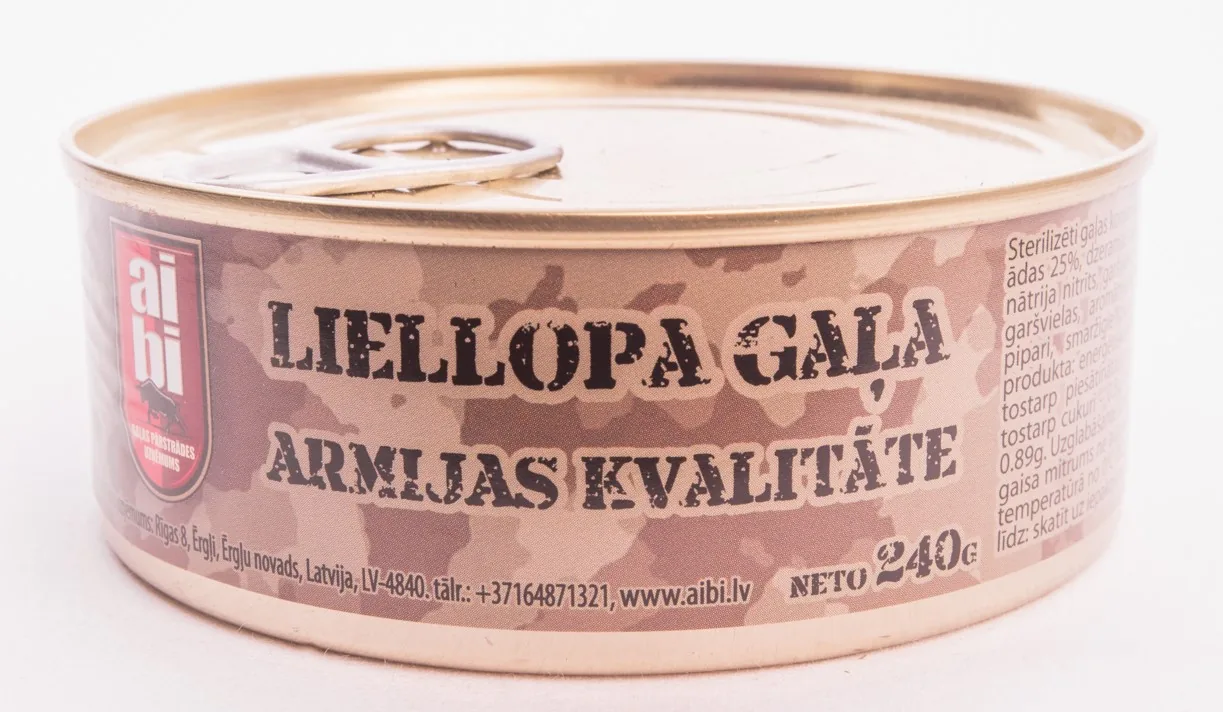 LIELLOPA GAĻA AIBI, "ARMIJAS KVALITĀTE" 240G
