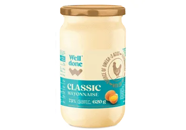 MAJONĒZE CLASSIC WELL DONE 73% 620G
