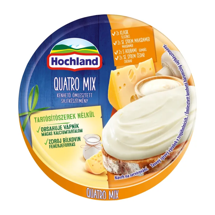 KAUSĒTAIS SIERS HOCHLAND QARTRO MIX 140G