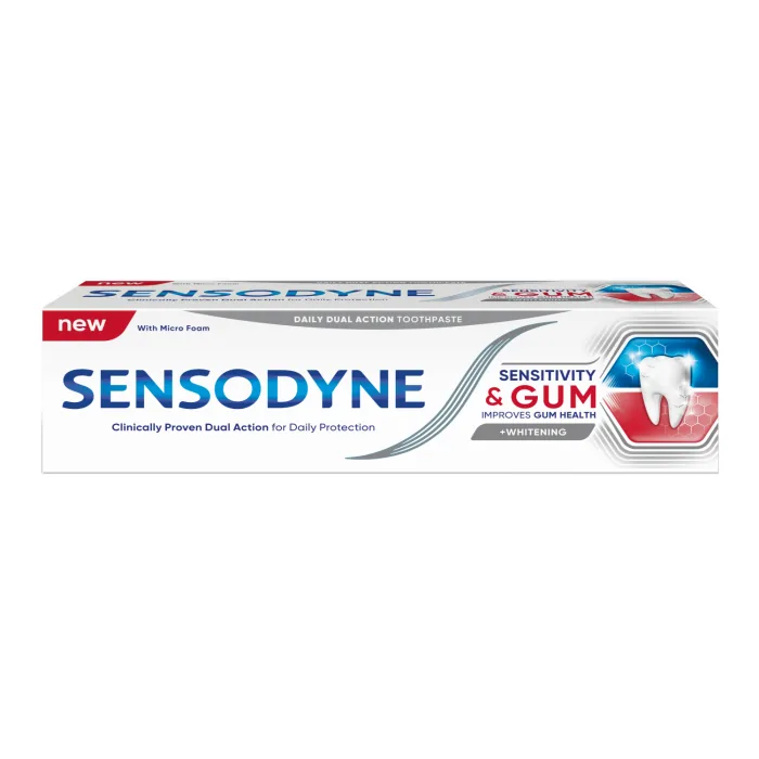 ZOBU PASTA SENSODYNE SENSITIVITY & GUM WHITENING 75ML