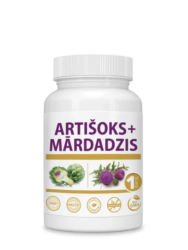 Artišoks+mārdadzis tabletes, 30 gb.