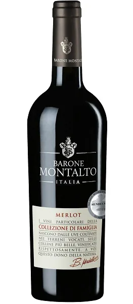 Красное вино Barone Montalto Merlot, Collezione di Famiglia, 14%, 0,75 л