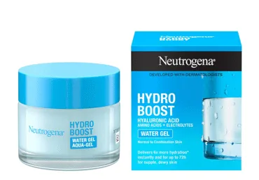 NEUTROGENA HYDRO BOOST VIEGLAIS GELS NORMĀLAI UN KOMBINĒTAI ĀDAI, 50ML
