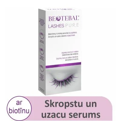 Beotebal Lashes Pure skropstu un uzacu serums ar peptīdiem 3 ml