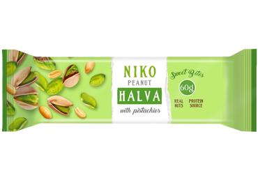 ZEMESRIEKSTU HALVA AR PISTĀCIJ. NIKO 60G