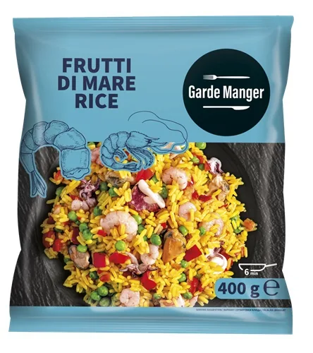 RĪSI AR JŪRAS VELTĒM  FRUTTI DI MARE GARDE MANGER, 400G
