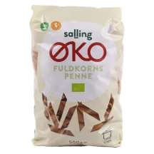 EKOLOĢISKA PILNGRAUDU KVIEŠU PASTA SALLING EKO PENNE 500G