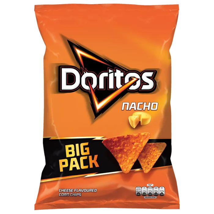 KUKURŪZAS ČIPSI DORITOS AR SIERA GARŠU 180G