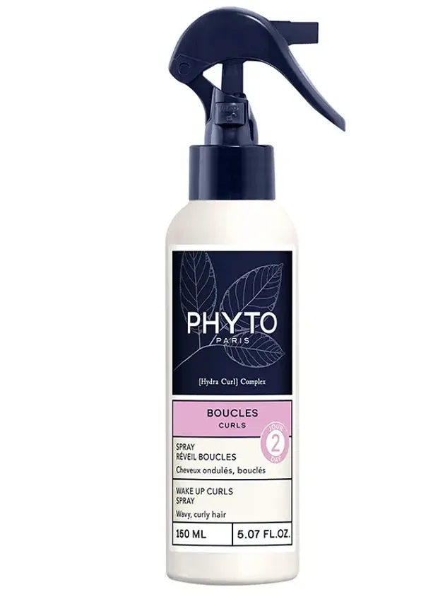 Phyto Curls Wake Up DAY2 izsmidzināms līdzeklis cirtainiem matiem, 150 ml
