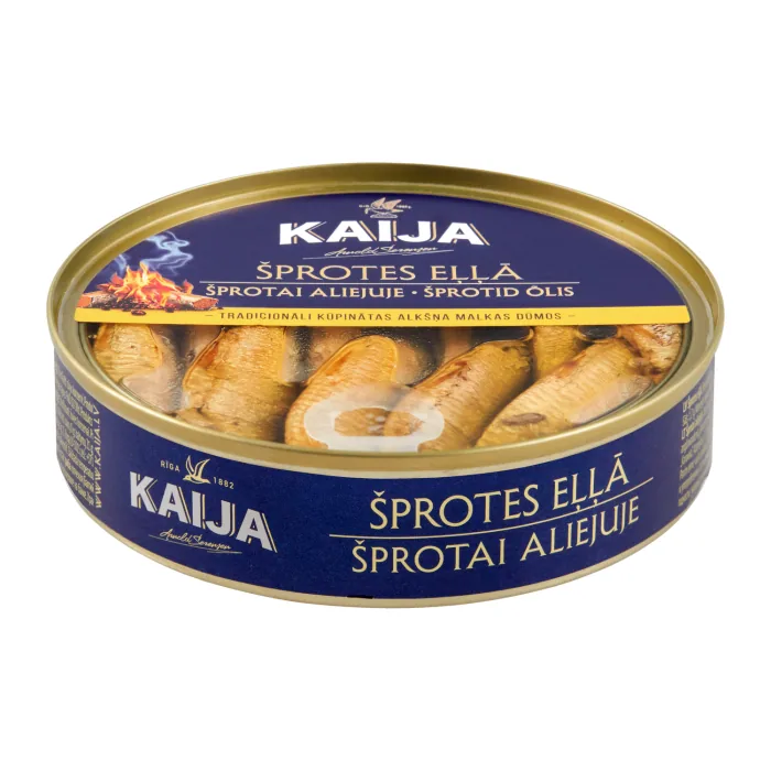 ŠPROTES EĻĻĀ AR CAURSPĪDĪGU VĀKU 160G/112G KAIJA