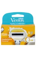 GILLETTE VENUS COCONUT MAINĀMAS SKUVEKĻA KASETNES, 3GAB.
