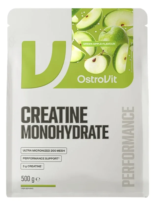 Ostrovit Creatine Monohydrate pulveris (green apple, sport blue), 500 g