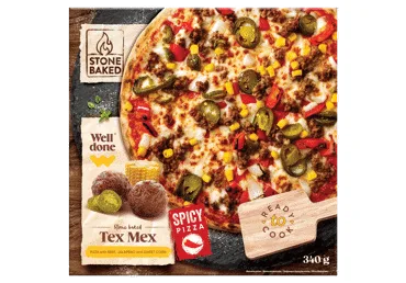 SALDĒTA PICA WELL DONE TEX MEX 340G