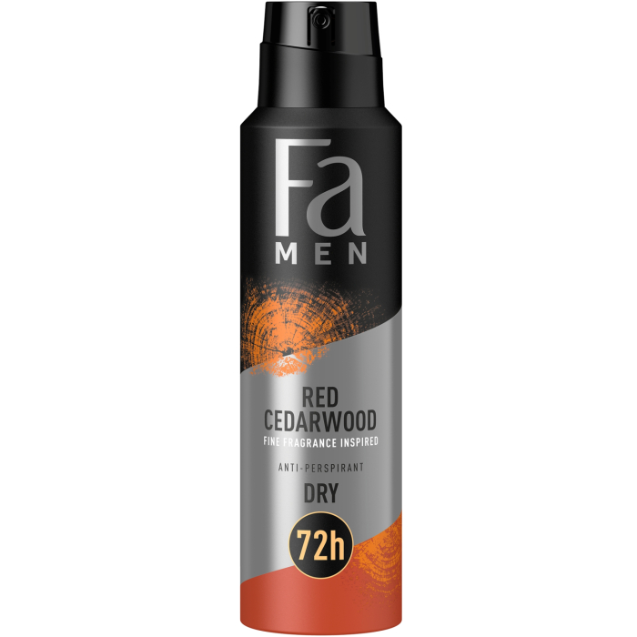 DEZODORANTS VĪRIEŠIEM FA MEN RED CEDARWOOD 150ML