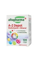 ALTAPHARMA A-Z DEPOT MULTIVITAMIN+MINERAL UZTURA BAGĀTINĀTĀJS, 100TAB.