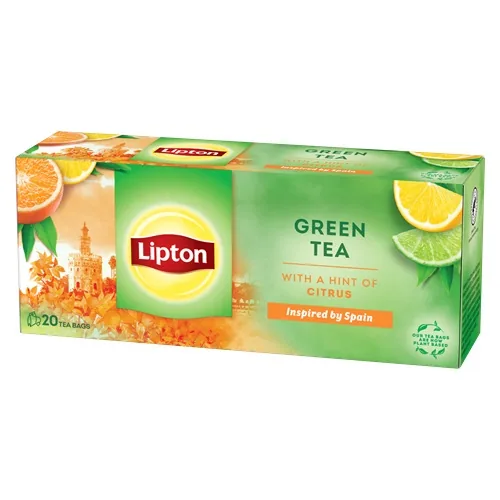 ZAĻĀ TĒJA LIPTON CITRUS, 20GABX1,3G