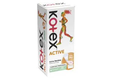 HIGIĒNISKIE IELIKTNĪŠI KOTEX ACTIVE ULTRA SLIM 48GB.
